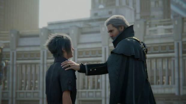 Padre e hijo separan sus caminos al inicio de FF XV.