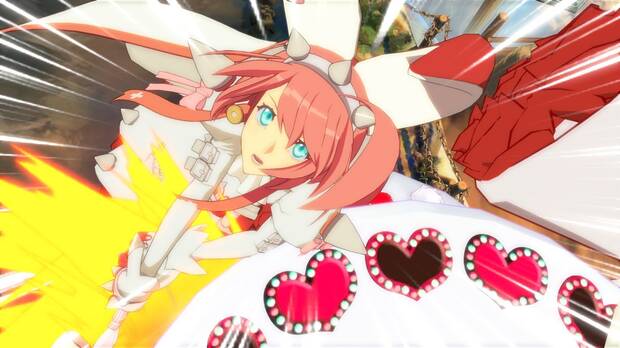 Elphelt es uno de los dos personajes descargables.