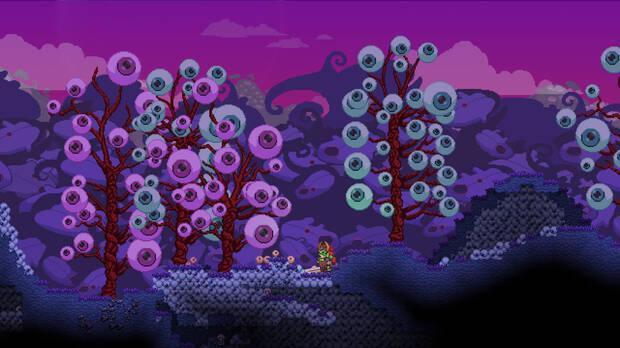 La excelente banda sonora ambienta muy bien el universo de Starbound.