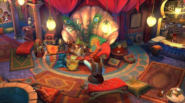 Si los puzles son parte indivisible de las mecánicas de ‘The Book of Unwritten Tales 2’, los diálogos se nos presentan como indispensables y una de las características más logradas de todo el conjunto.