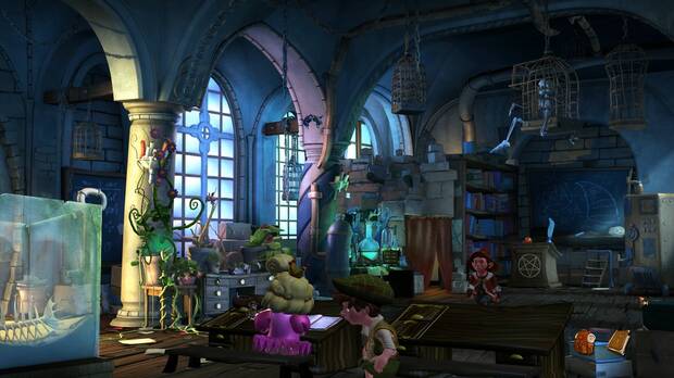 En ‘The Book of Unwritten Tales 2’ podemos encontrar puzles y escenarios que nos traerán buenos recuerdos de una época pasada, en la que el género brilló con luz propia.