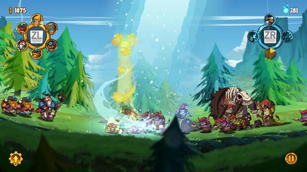El estilo de juego de los vikingos está muy centrado en el uso de hechizos.