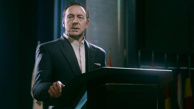 El prestigioso actor Kevin Spacey interpreta a uno de los personajes claves del nuevo Call of Duty.