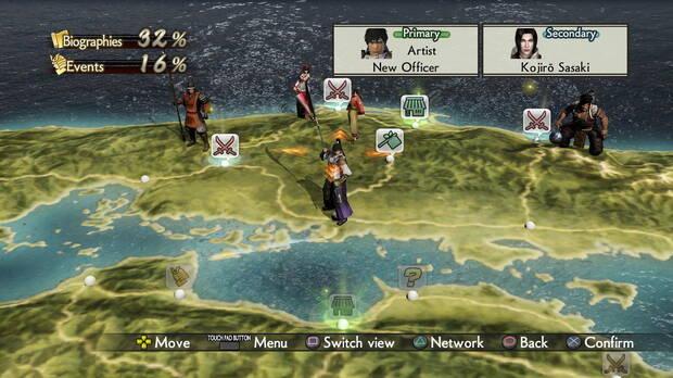 En modo Chronicle exploramos Japón, participamos en las guerras, conseguimos ítems valiosos y conocemos nuevos personajes.