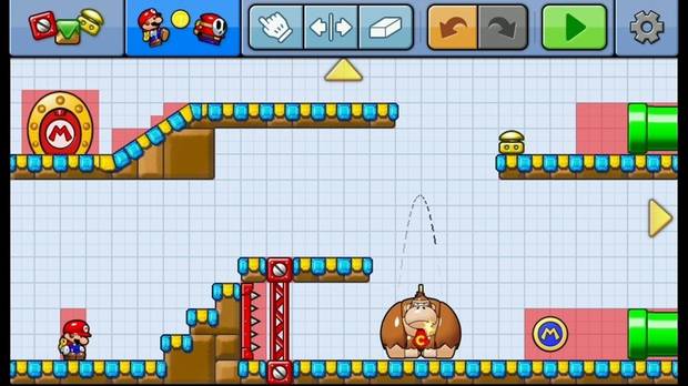 El editor de niveles nos permite utilizar todos los elementos que vemos en el juego, aunque algunos de ellos antes hay que desbloquearlos.