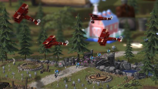 Los soldados de la vieja Alemania luchan valerosos contra las fuerzas de los mundos multicolor de StarBright.