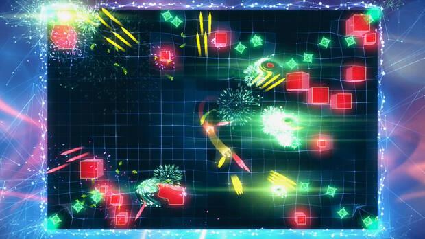 No todos los modos de juego son tridimensionales, también hay fases sobre un plano.