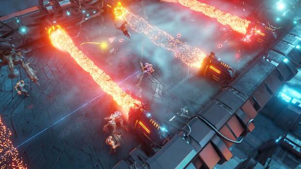 Las naves enemigas incluyen trampas y algunos de los aliens más duros del juego.