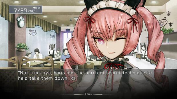 Los Maid Cafés no podían faltar en un juego ambientado en Akihabara.