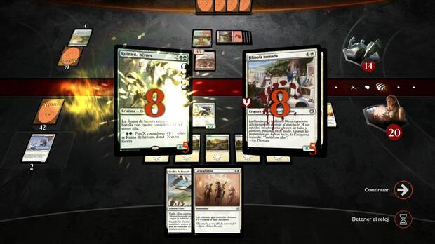 El combate en 'Magic: The Gathering' es parte fundamental en la mecánica de juego. La app nos explicará, paso a paso, sus entresijos.
