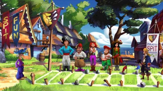 Al igual que la primera entrega, 'Monkey Island 2' recibiría una versión remasterizada para PC, PS3 y Xbox 360. Ay, el concurso de escupitajos…
