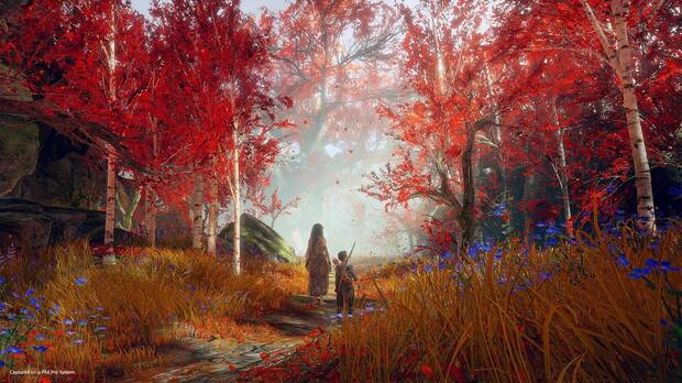 'God of War' va a sorprender con la variedad de escenarios, algunos tan bellos como este.