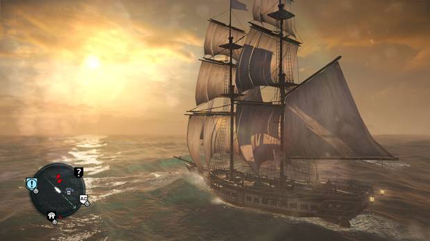 A pesar de ser un juego de la pasada generación sin grandes mejoras, 'Assassin's Creed Rogue' sigue ofreciendo imágenes tan bonitas como esta.