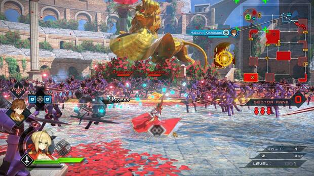 El desarrollo es similar al de otros juegos de acción masiva, o al anterior 'Fate/EXTELLA', con zonas de combate interconectadas.