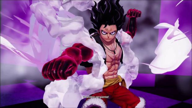 Por supuesto, no faltará el modo Snakeman del Gear 4 de Luffy. Una auténtica máquina de picar carne.