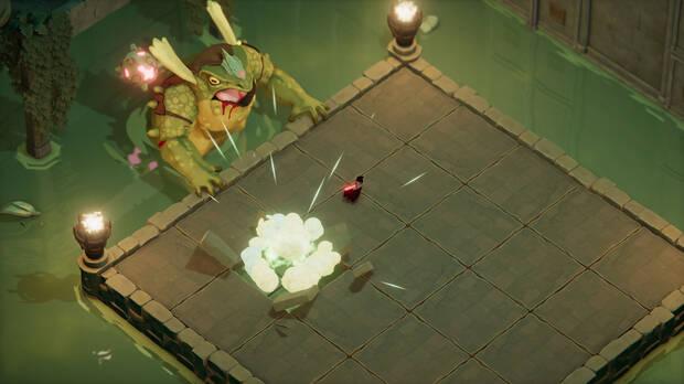 Los jefes finales pintan a esos ‘bosses’ de los mejores ‘Zelda’: variados, divertidos y con el toque justo de dificultad para ser accesible y desafiante.