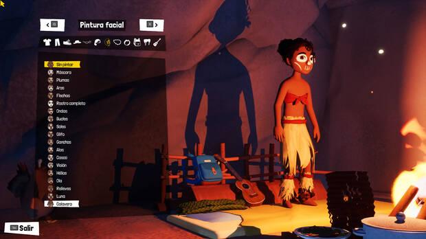 A lo largo de la aventura desbloquearemos complementos para personalizar el atuendo de la protagonista.