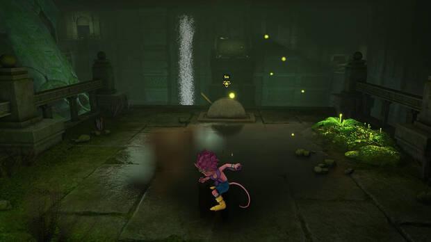 Una mazmorra lineal basada en subir y bajar el nivel del agua no es lo más estimulante.