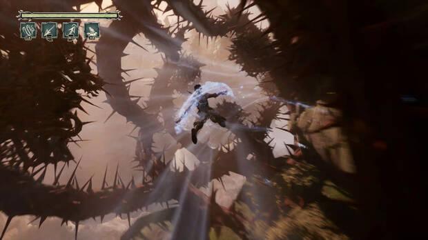 El juego contiene distintas secciones plataformeras, con partes de vuelo en que debemos esquivar peligros.