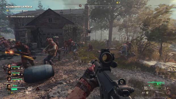 Las situaciones de caos con oleadas de zombis son habituales.