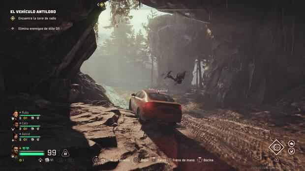 Un elemento clave es el uso de veh�culos para movernos, y tambi�n atropellar zombis.