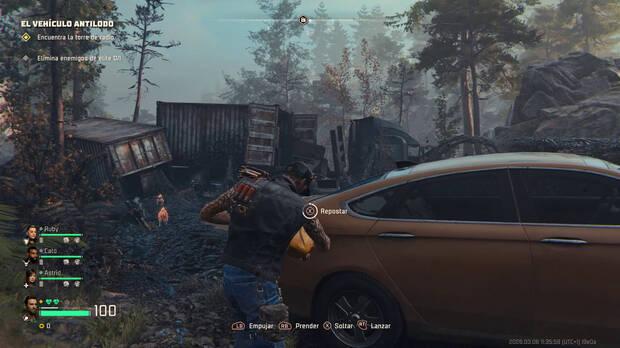 Aqu� se te puede acabar la gasolina, as� que deber�s encontrar suministros en el escenario.