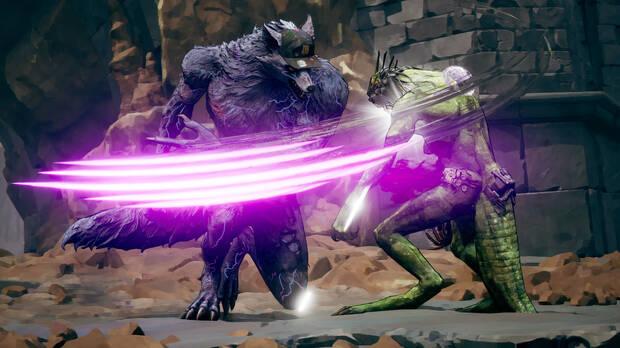 En la imagen, la transformaci�n en hombre lobo: es �gil y est� orientado a la acci�n a corta distancia.