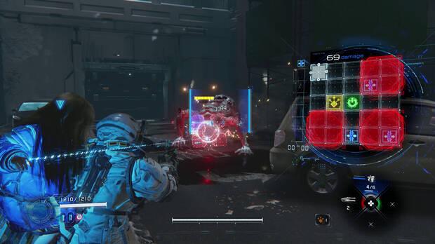 El hackeo puede ser dificultado por los enemigos, con escudos que deberemos romper.