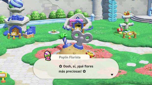 Podemos desbloquear flores para personalizar el parque a nuestro gusto.