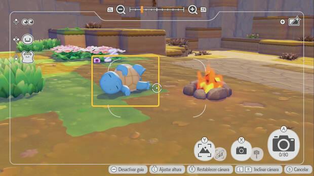 Entre muchas otras cosas que coleccionar, podemos tomar fotos de momentos clave de Pok�mon, lo que nos ha recordado a Pok�mon Snap.