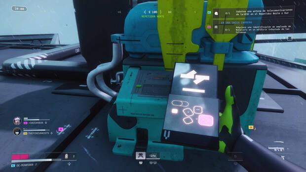 Ten siempre presente que tu objetivo es cumplir el contrato, no necesariamente entrar en combate. Puede ser un hackeo o conseguir algún objeto concreto.