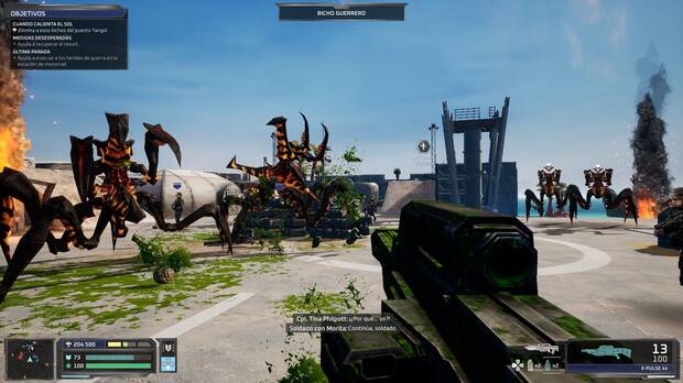 La acci�n no da tregua. Estaremos rodeados de un mont�n de bichos la mayor�a del tiempo