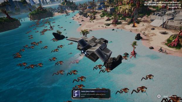 Los niveles comienzan con el desembarco, y dada su �relativa extensi�n�, nos desplazan de un lado a otro.