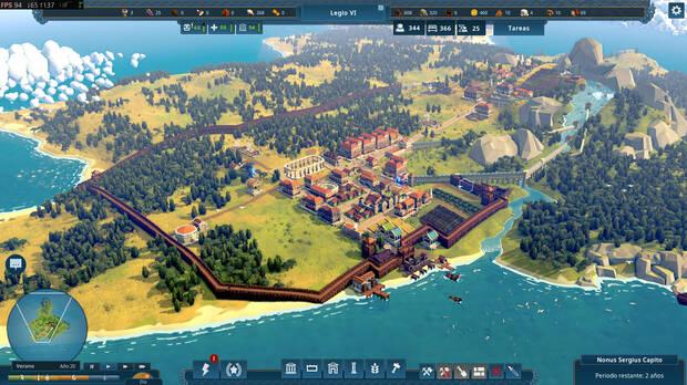 Los gráficos son sencillos pero Nova Roma entra muy bien por los ojos y su rendimiento es estable.