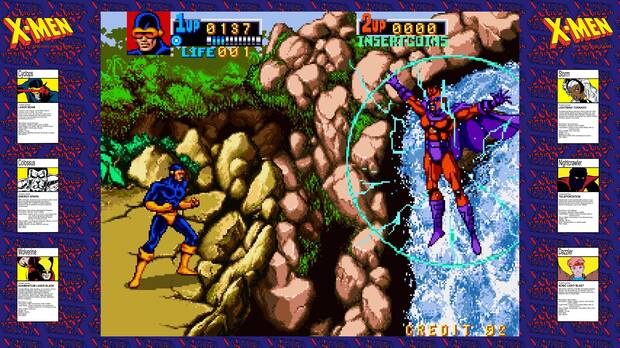 ‘X-Men: The Arcade Game’ es de los juegos más destacables del recopilatorio.