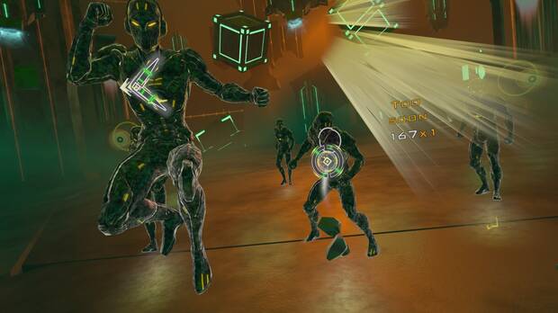 El juego gana enteros y nos hace movernos mucho m�s cuando subimos el nivel de dificultad, favoreciendo coreograf�as muy resultonas.