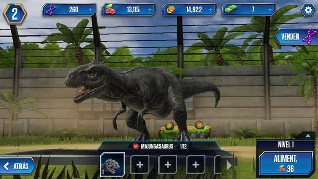 Gracias al motor gráfico de ‘Jurassic World: El juego’, disfrutaremos de modelados en tres dimensiones muchos más detallados de los animales.