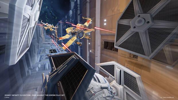 Las batallas espaciales también tendrán cabida en el Play Set 'Star Wars: Rise Against the Empire'.