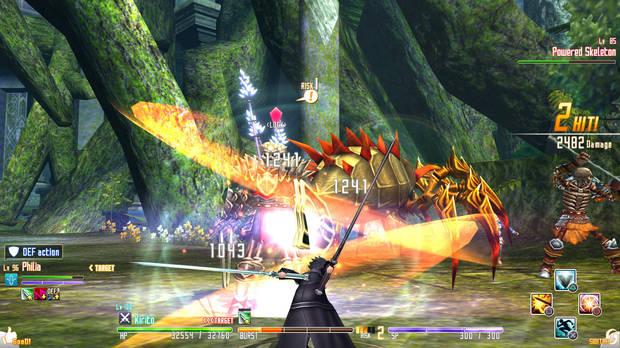 El sistema de combate simula un MMO. Es de lo más destacable del juego.