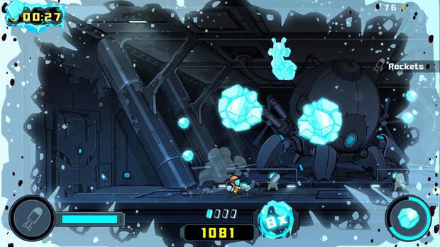 Iremos consiguiendo <i>power-ups</i> que nos proporcionan ventaja sobre los enemigos.