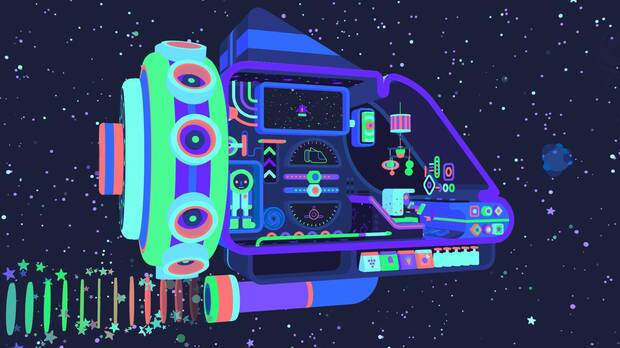 Arreglar una nave espacial y visitar varios planetas es uno de los puzles del juego.