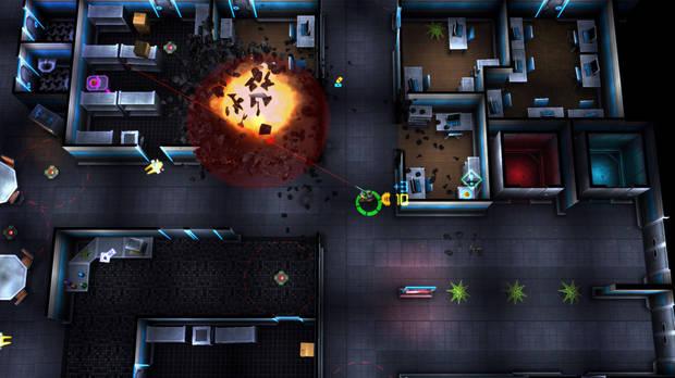 Los destrozos hacen saltar por los aires las paredes.