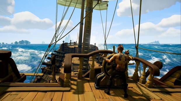 Navegar será una de las actividades con mayor importancia en ‘Sea of Thieves’. Tendremos que cooperar con varios jugadores y nuestra tripulación para ello.