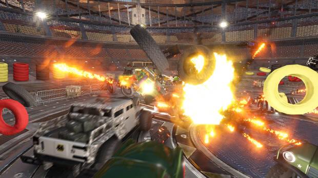 En el modo Arena hemos encontrado los momentos más divertidos de 'FlatOut 4: Total Insanity'.