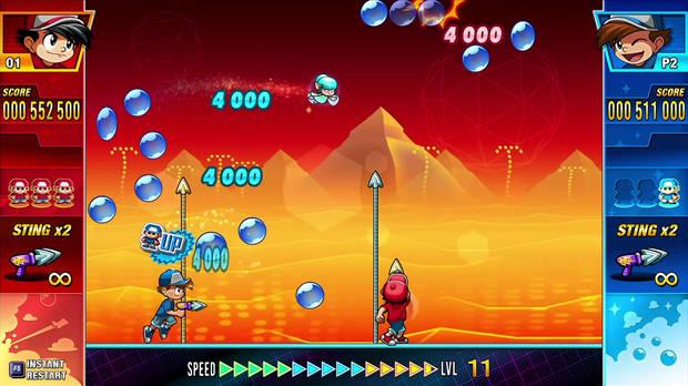 Echamos de menos este tipo de títulos, arcade total, como es el caso de Pang Adventures.