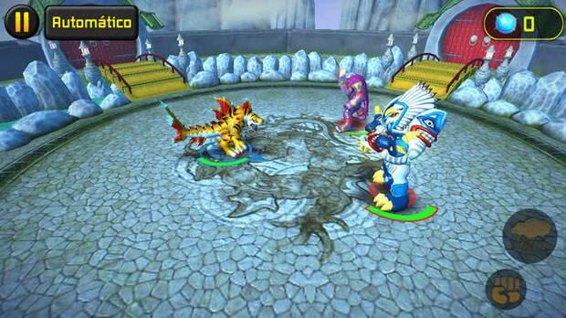Atacar, esquivar… El combate en ‘Invizimals: Batalla de Cazadores’ es más activo y dinámico que en otros juegos similares.
