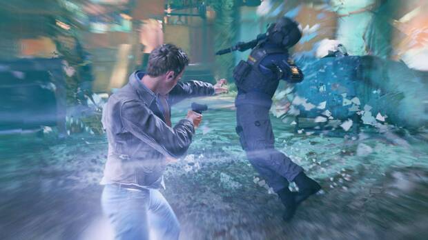En un juego como ‘Quantum Break’ es casi imposible distinguir a simple vista la reconstrucción de la imagen durante los combates, aunque sí es más perceptible en las secuencias más pausadas.