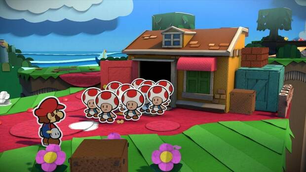 Durante la aventura nos iremos encontrando con diferentes personajes, nuevos y viejos conocidos, como los graciosos Toad.