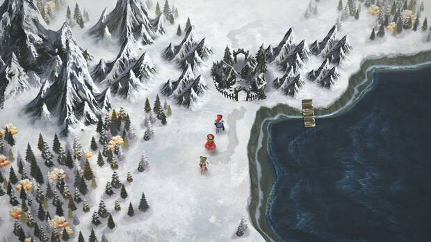 Como buen juego de rol japonés no faltará un mapamundi en el que recorrer el mundo, incluso más adelante en la aventura con algún vehículo.