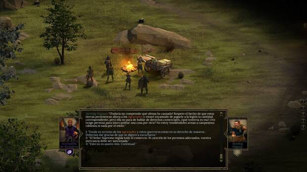 Esto es un juego de rol con todas las letras, así que preparaos para leer una ingente cantidad de textos.